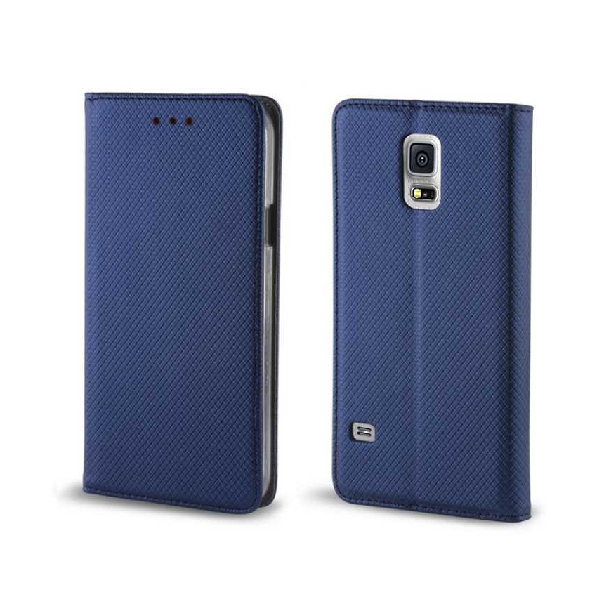 Riff "Älykäs magneettinen kiinnitys kirjatasku Galaxy J5 (2016)" sininen – 2