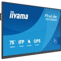 iiyama TN7505A-B1AG infonäyttö Interaktiivinen litteä paneeli 189,3 cm (74.5") 500 cd/m² 4K Ultra HD iiyama TN7505A-B1AG infonäyttö Interaktiivinen litteä paneeli 189,3 cm (74.5") 500 cd/m² 4K Ultra HD
