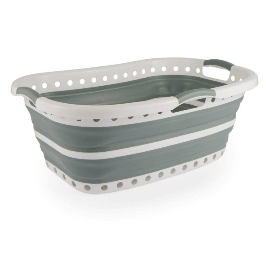 Beldray LA072979GRNFEU7 37 L Saliekamā Hip Hugger veļas grozs