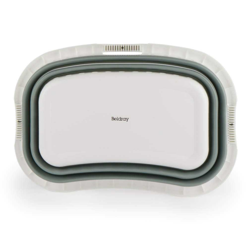 Beldray LA072979GRNFEU7 37 L Kokkuvolditav Hip Hugger pesukorv – 2