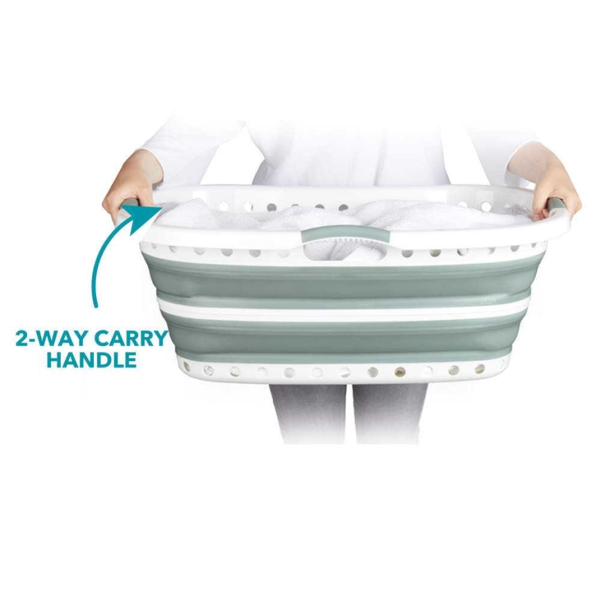 Beldray LA072979GRNFEU7 37 л Складная корзина для белья Hip Hugger – 3