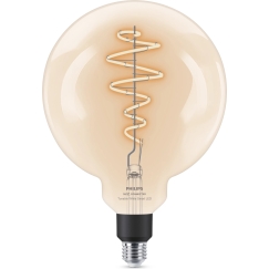 Philips Smart Lighting filament bulb, G200, E27, clear