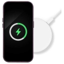 Riff „MagSafe imitācijas ādas maciņš iPhone 15 Plus“ tumši purpursarkans Riff „MagSafe imitācijas ādas maciņš iPhone 15 Plus“ tumši purpursarkans