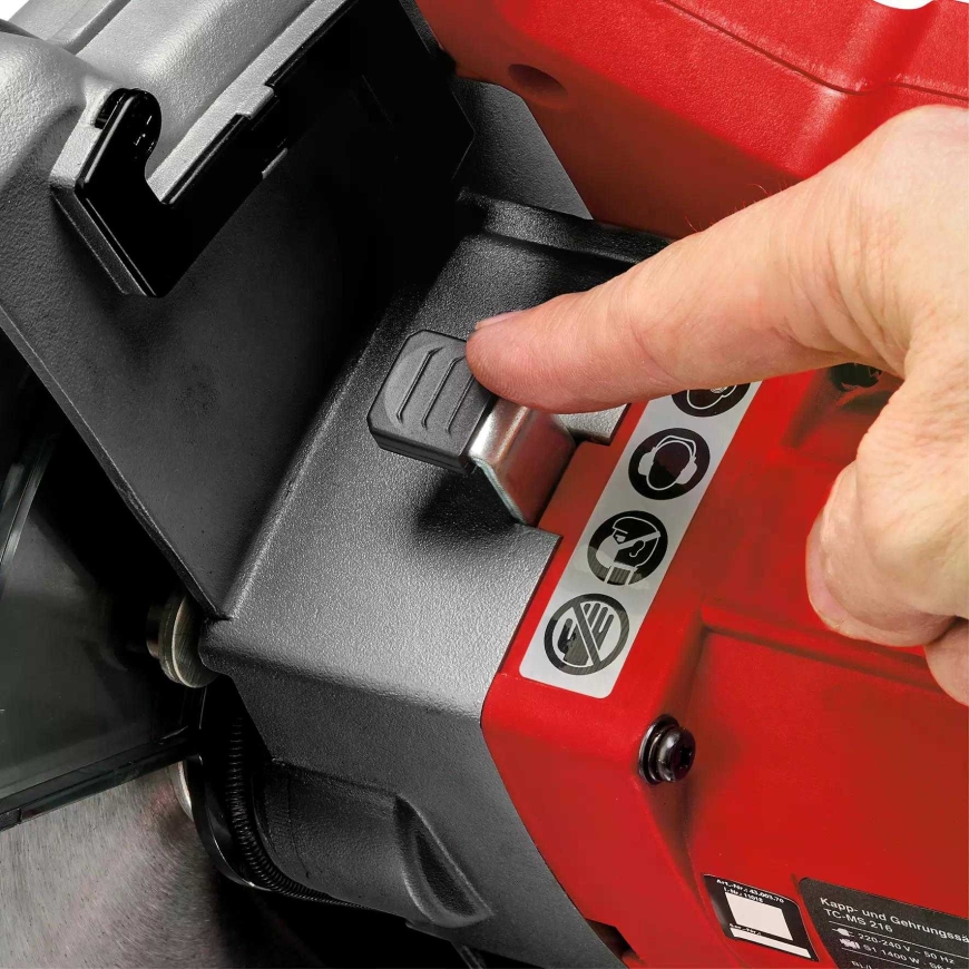 Einhell Crosscut and miter saw TC-MS 216 (red/black, 1,400 watts) – 2