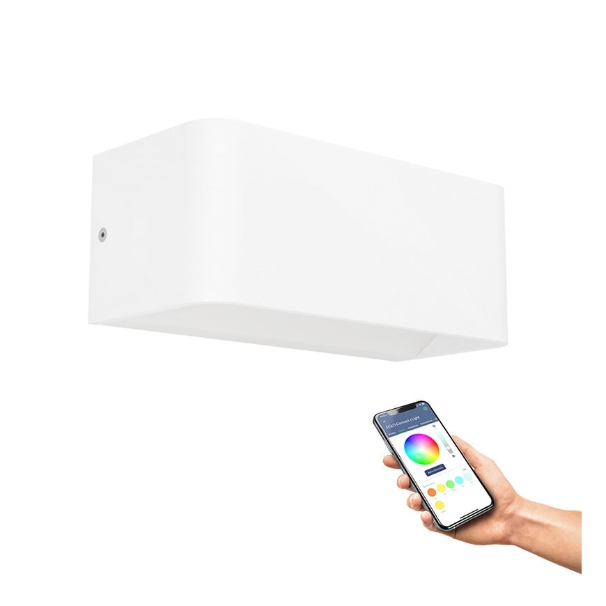 Eglo SANIA-Z smart outdoor wall light, white – 2