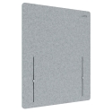 Leitz 61220085 darbo vietų pertvara Stalinė pertvara 600 x 700 mm Pilka