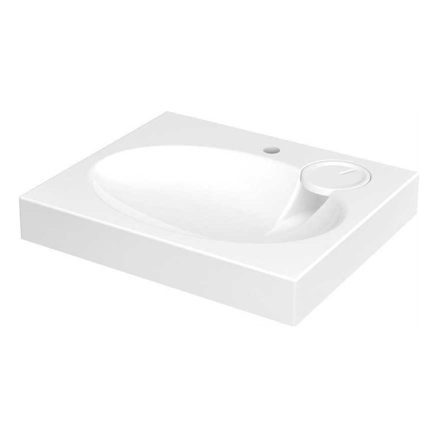 Paa CLARO MINI SET WASHBASIN,DRAIN,BRACK.WH.