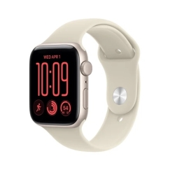Apple Watch SE 3 44mm Zvaigžņu gaisma/Pulvera josta M/L