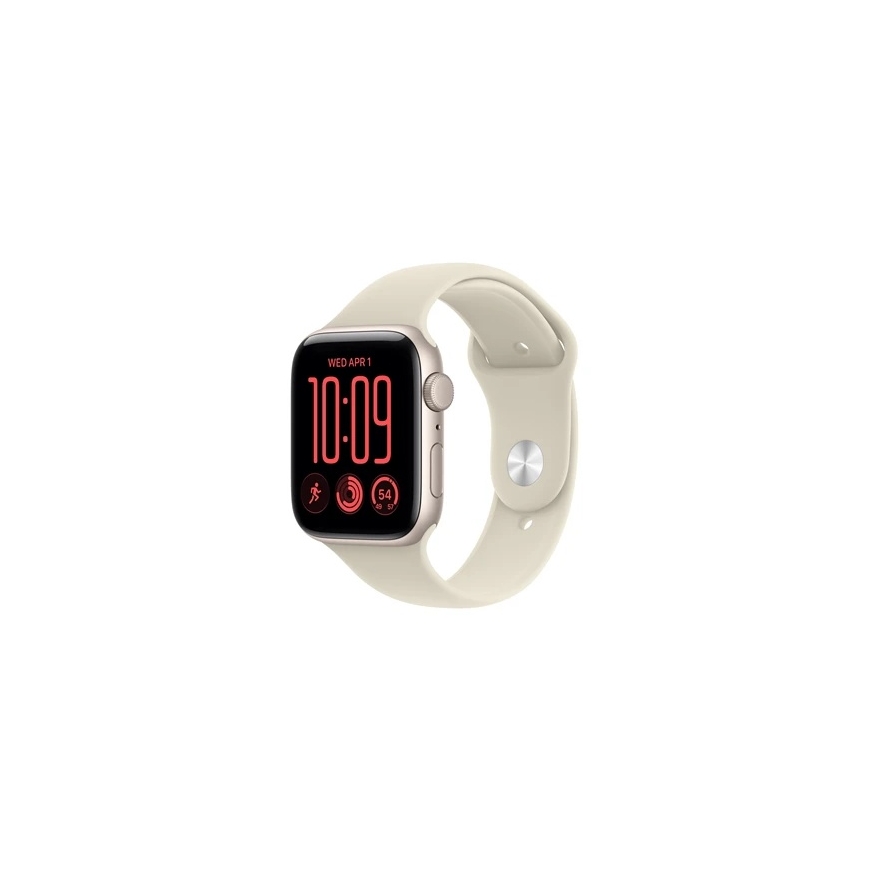 Apple Watch SE 3 44мм Звездный свет/Песочная лента M/L