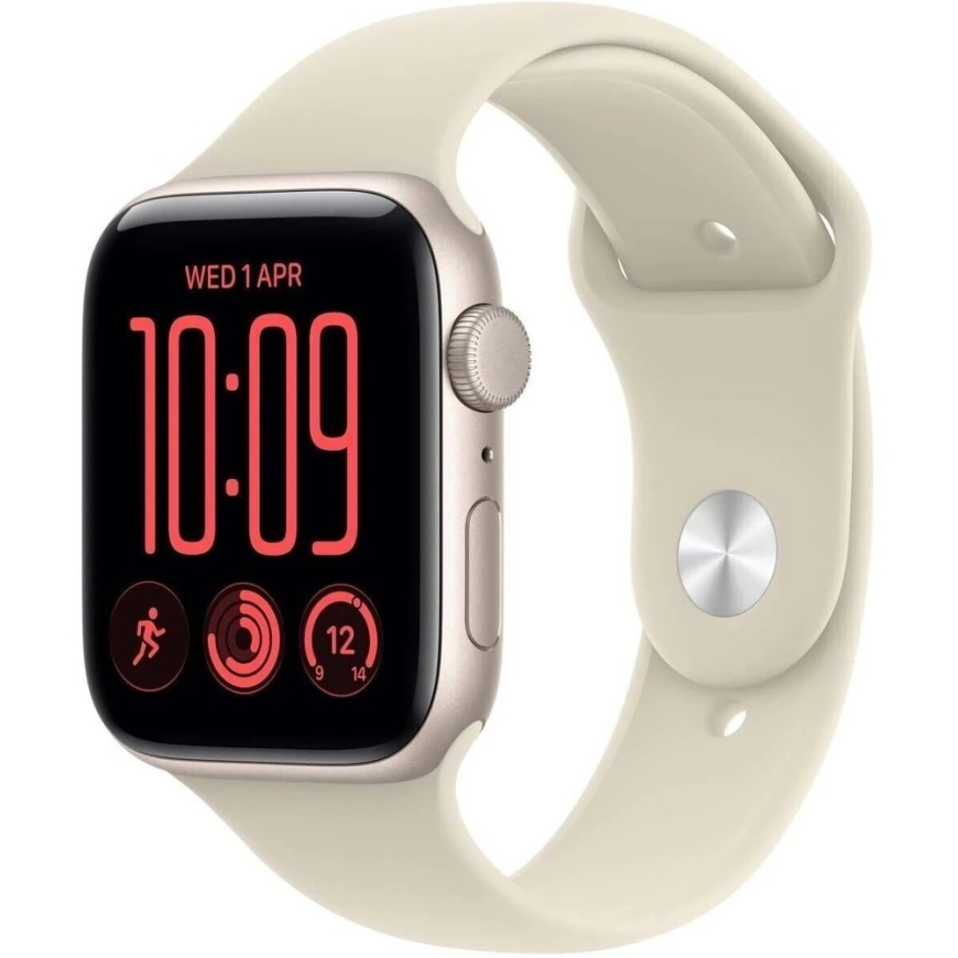 Apple Watch SE 3 44mm Zvaigžņu gaisma/Pulvera josta M/L – 3