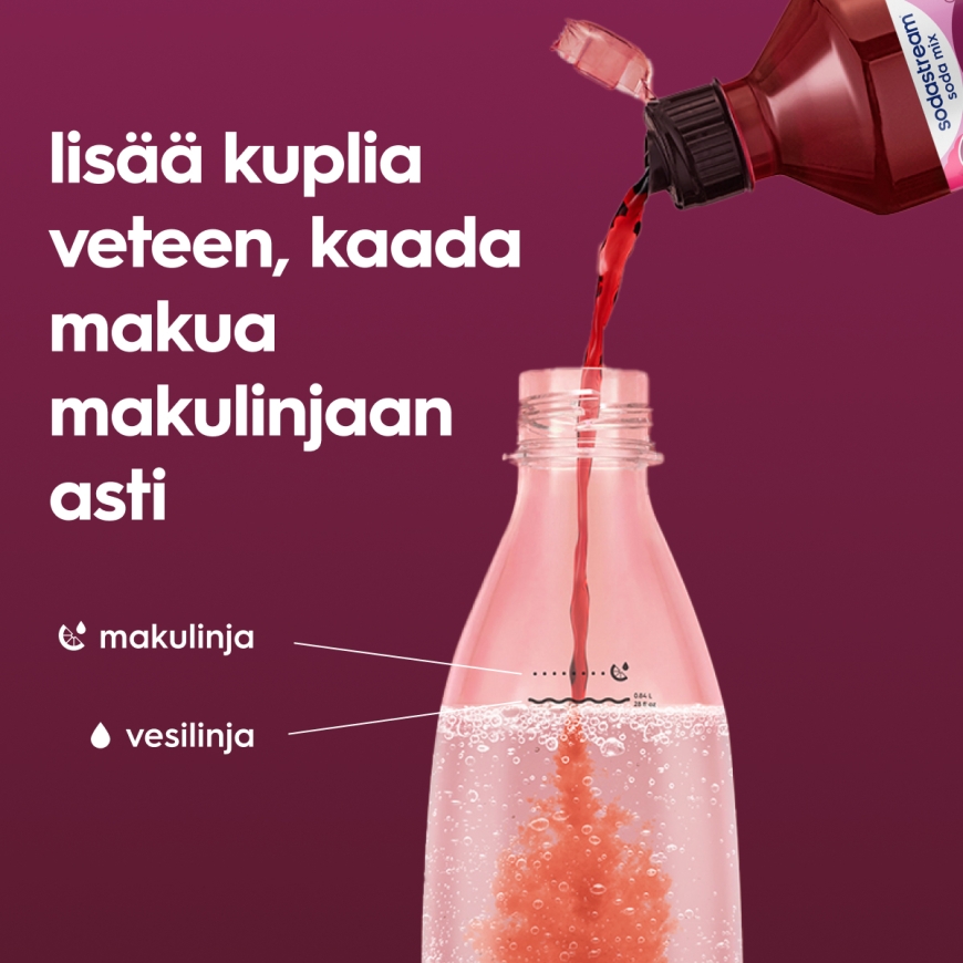 SodaStream Punased Marjad Ilma Suhkru 440 ml - kihisev joogikontsentratsioon – 3