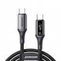 Joyroom SA60 StarTalk 100W USB-C -USB-C Кабель 1.2м - Черный Joyroom SA60 StarTalk 100W USB-C -USB-C Кабель 1.2м - Черный
