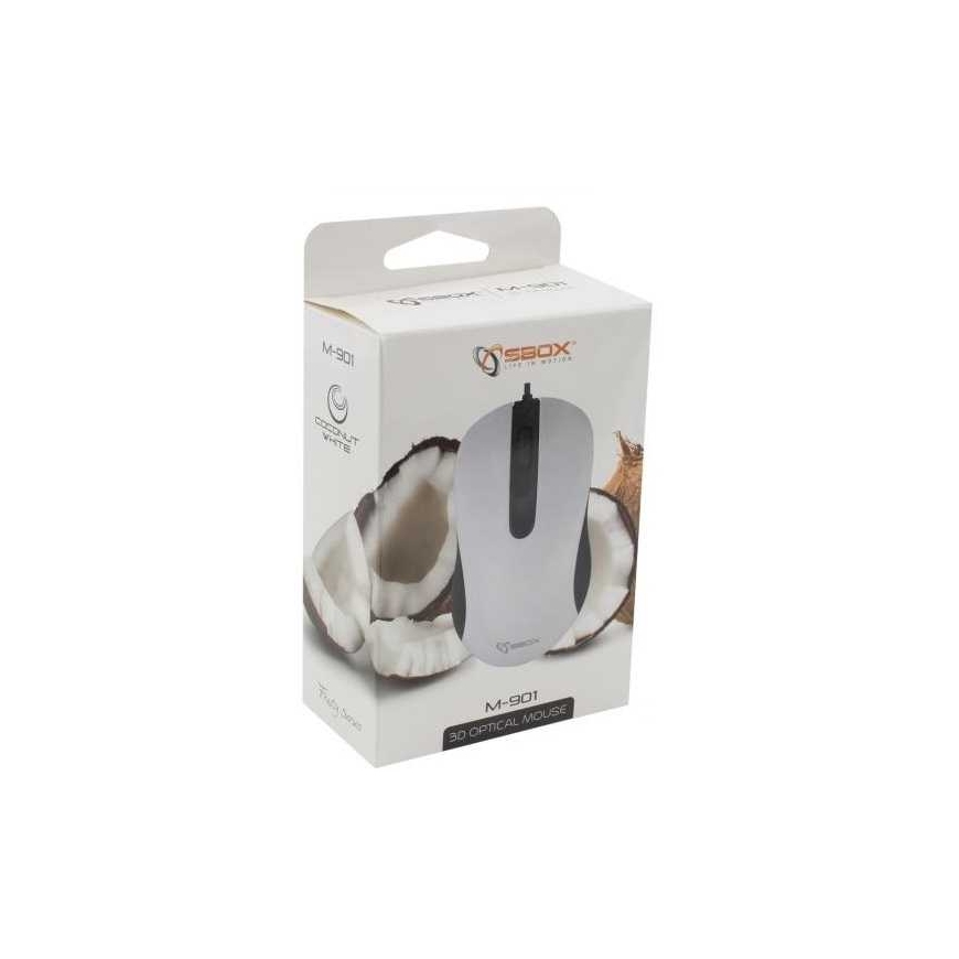 Sbox M-901 Baltas