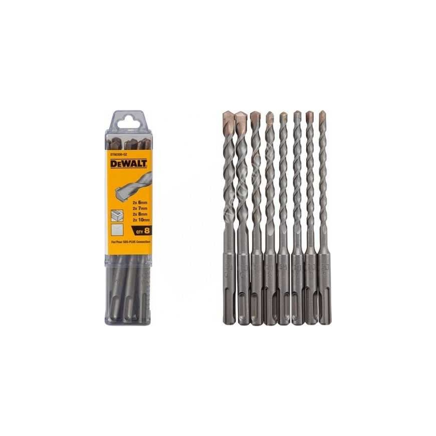 Сверло для бетона DeWALT SDS+ 7 6 10 8мм набор (DT60300-QZ)