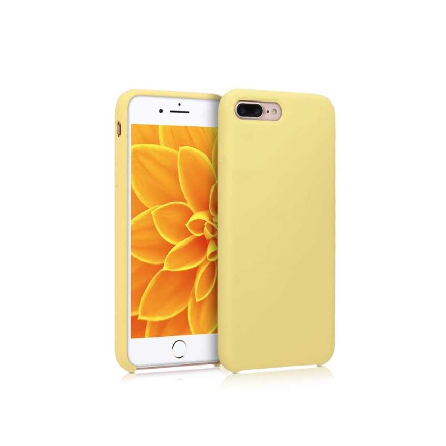 Riff "Plonas ir minkštas galinis dėklas iPhone 12 / 12 Pro" geltonas