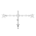 Hama Monitor Mount, 2 Monitors, Height-adjustable, Swivel/Tilt, 13" - 35", White Hama Monitor Mount, 2 Monitors, Height-adjustable, Swivel/Tilt, 13" - 35", White