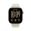 Apple Watch Series 12 (GPS) 46 mm vaalea kulta alumiinikuori ja hiekka urheiluranneke, M/L