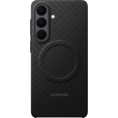 Samsung Galaxy S26+ Carbon Magnet Qi2 dėklas, juodas