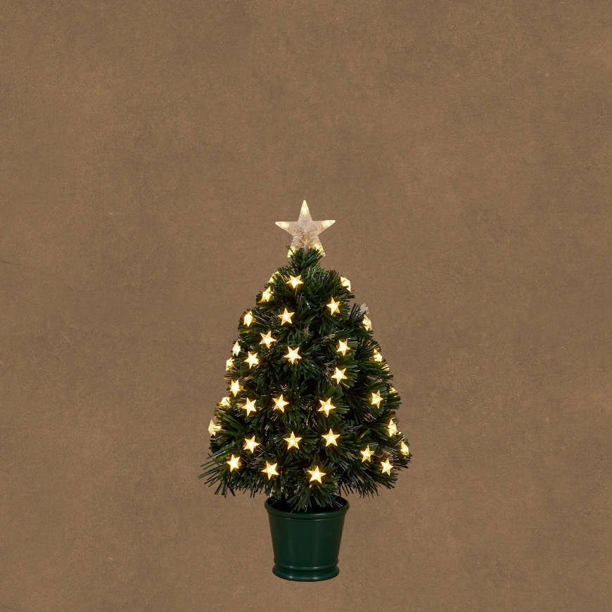 Mercury decorative Christmas tree with LED lights 60 cm