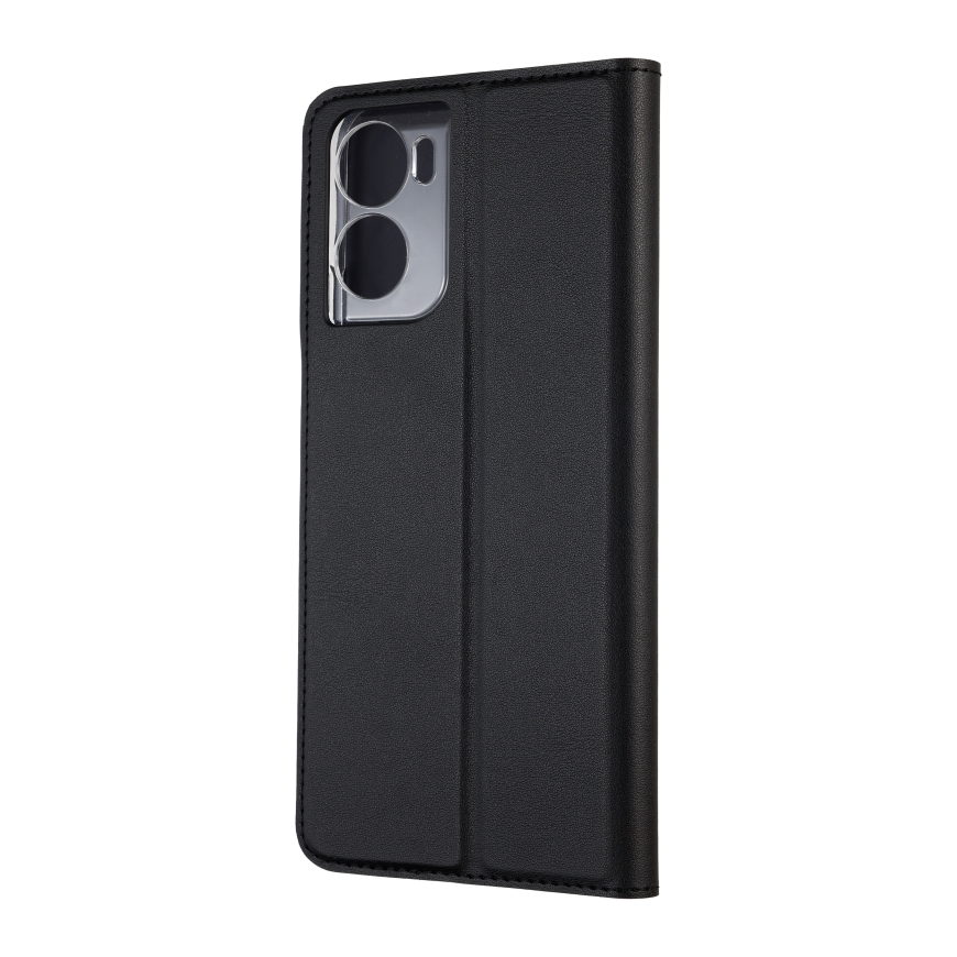FoneKit BookCase kaitsekott, Motorola G06, must – 2