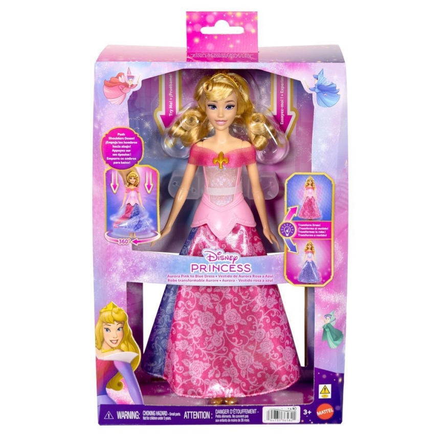 Disney Princess Muutuv Prinsess Aurora, vorminukk