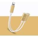 Usams US-SJ160 „Lightning“ į „Lightning“ x2 USB adapteris, auksinis (SJ1602L02) Usams US-SJ160 „Lightning“ į „Lightning“ x2 USB adapteris, auksinis (SJ1602L02)
