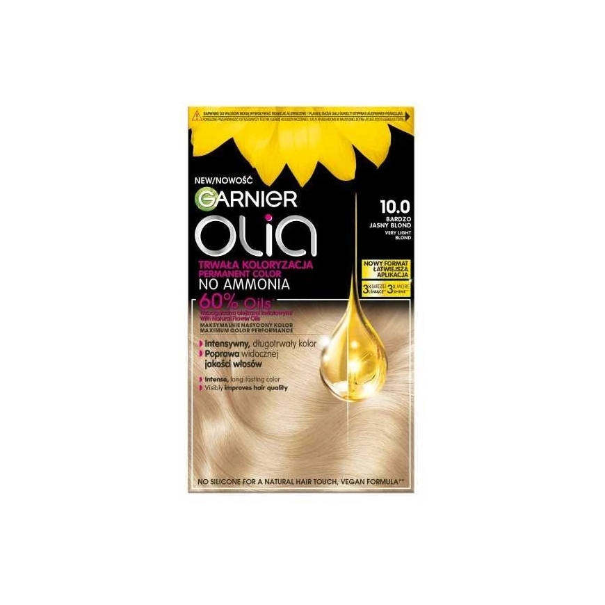 Garnier Olia nuolatinė spalva 10.0 labai šviesi blondinė