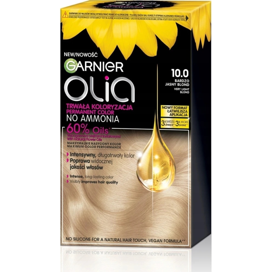 Garnier Olia pysyvä väri 10.0 erittäin vaalea blonda – 5