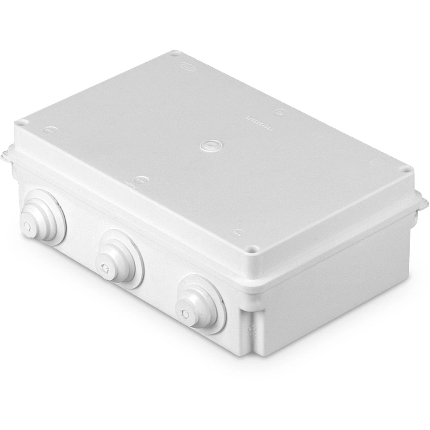 Plastrol Paigalduskarp Isolatsioonikarp jaotuskast 6-sissevõtu jaoks drosselitega D-30 N/T mõõt 235x150x75 IP55