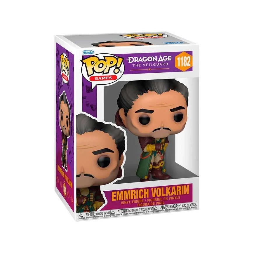 FUNKO POP! Vinüülkujuke: Dragon Age: The Veilguard - Emmrich Volkarin, ~9 cm