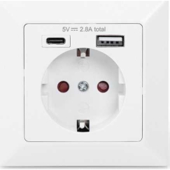 SAFETY PLUG FOR FLUSH MOUNTING
