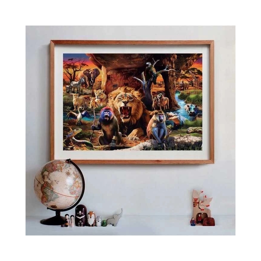 Clementoni Puzzle 1500 pcs - Wild Animals – 3
