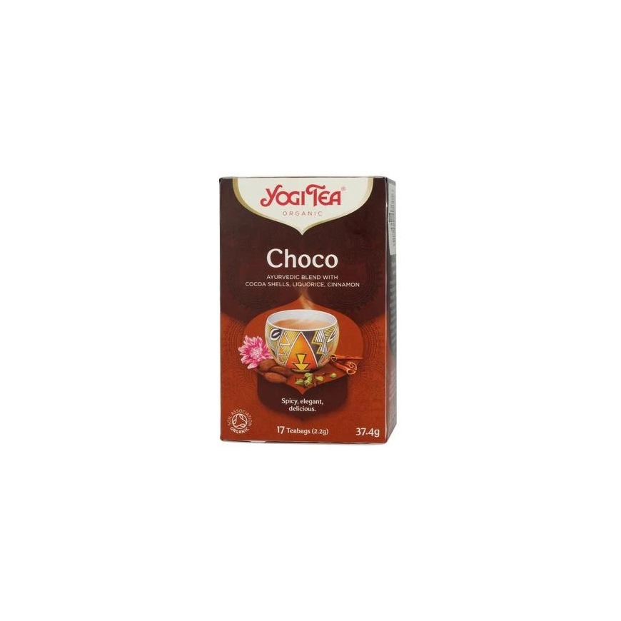 Yogi Tee Yogi tee – šokolaadine – aktiivsed bioloogilised ained, 17 tee kotti