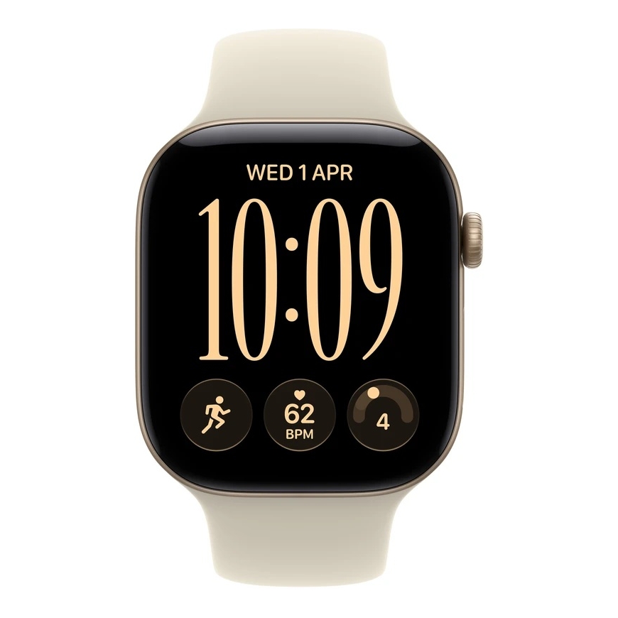 Apple Watch Series 12 Cellular 42mm Light Gold/Sand Band S/M – 3