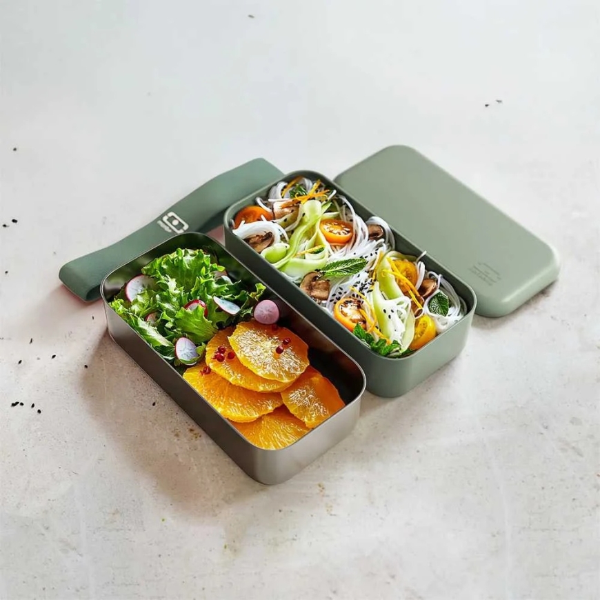 Monbento Sense Original bento pusdienu kaste 1.2L Zaļa Dabiska – 5
