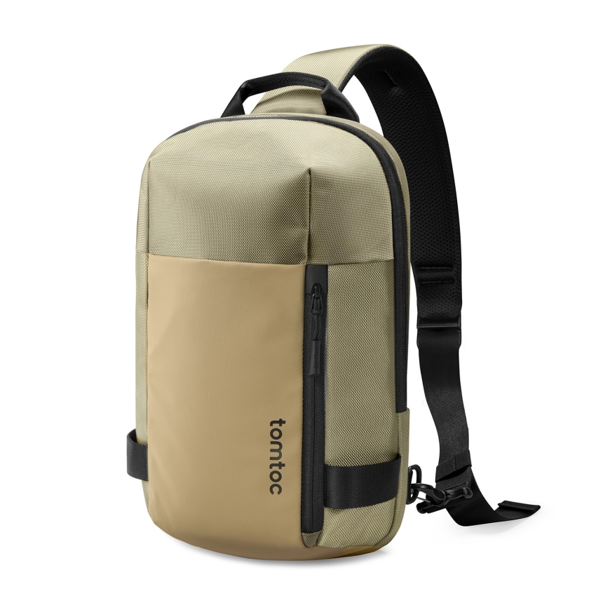 tomtoc Navigator T24 Sling bag petnešų krepšys, kreminis – 2