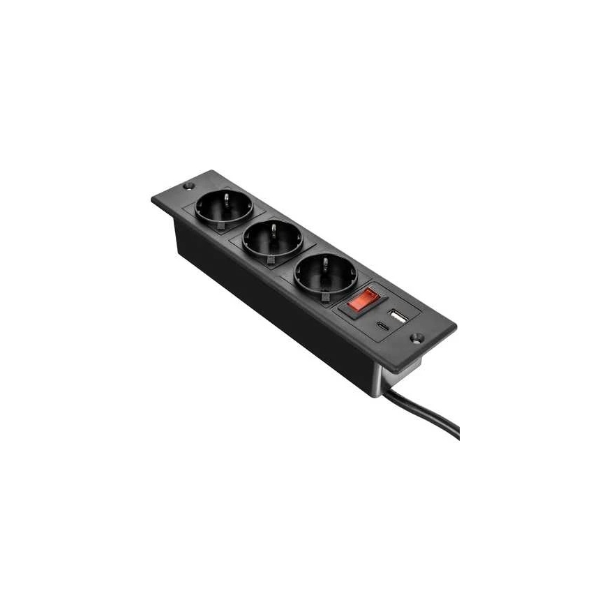 Spacetronik SPS-I35B Furniture Socket USB Charger
