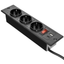 Baldų lizdas USB įkroviklis Spacetronik SPS-I35B Baldų lizdas USB įkroviklis Spacetronik SPS-I35B