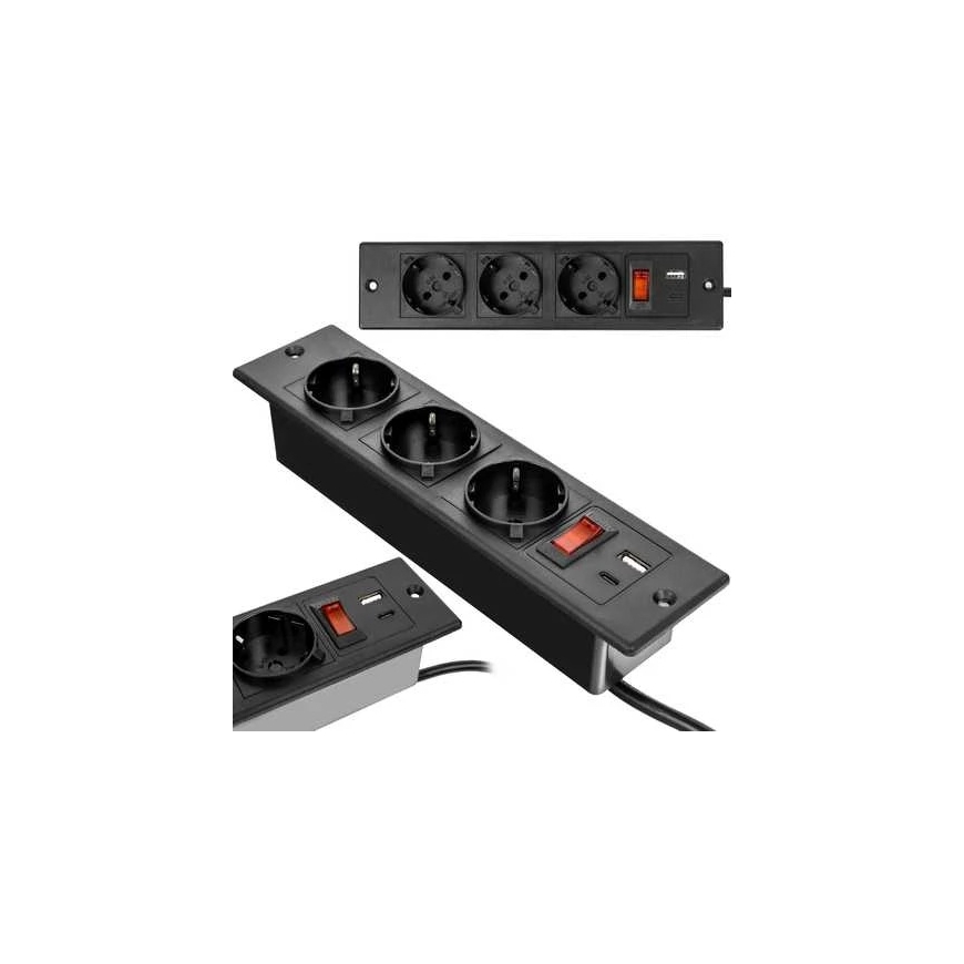 Baldų lizdas USB įkroviklis Spacetronik SPS-I35B – 2