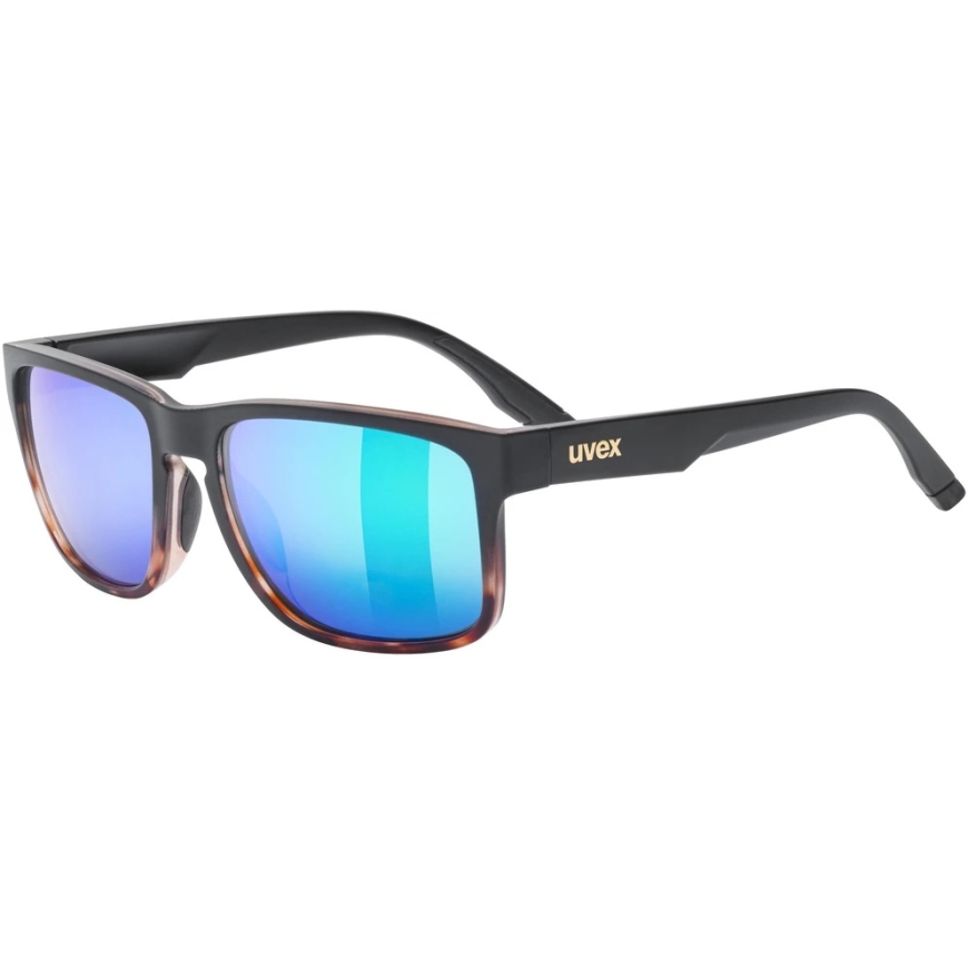 Akiniai Uvex poise juodas-demi matt / mirror žalias – 5