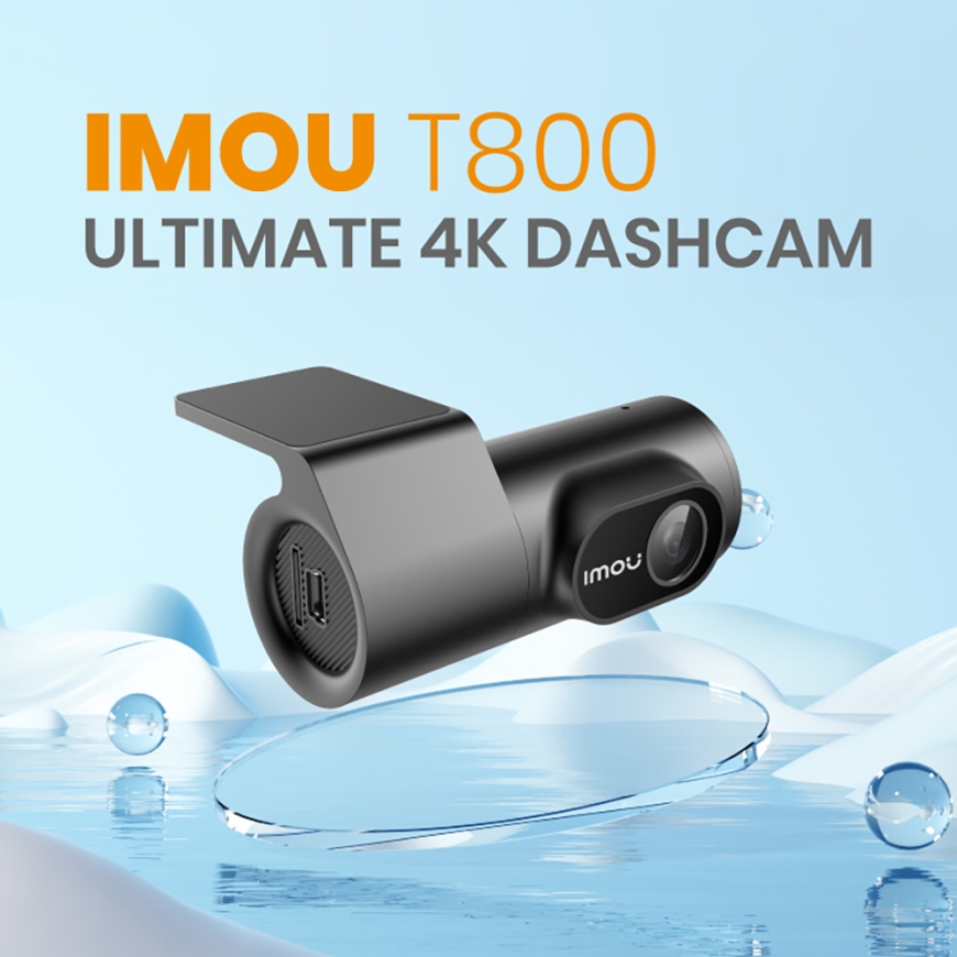 Imou T800 prietaisų skydelio vaizdo kamera 4K Ultra HD „Wi-Fi“ DC Juoda – 3