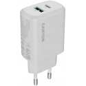 Canyon OnCharge 200 20W 1xPD 1xQC EU Белый Canyon OnCharge 200 20W 1xPD 1xQC EU Белый