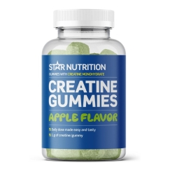 Star Nutrition Creatine Gummies Ābolu kreatīna monohidrāts 75 gab, 375 g