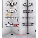 ATL DA740 Bathroom Shelf Corner 4 Levels Black ATL DA740 Bathroom Shelf Corner 4 Levels Black