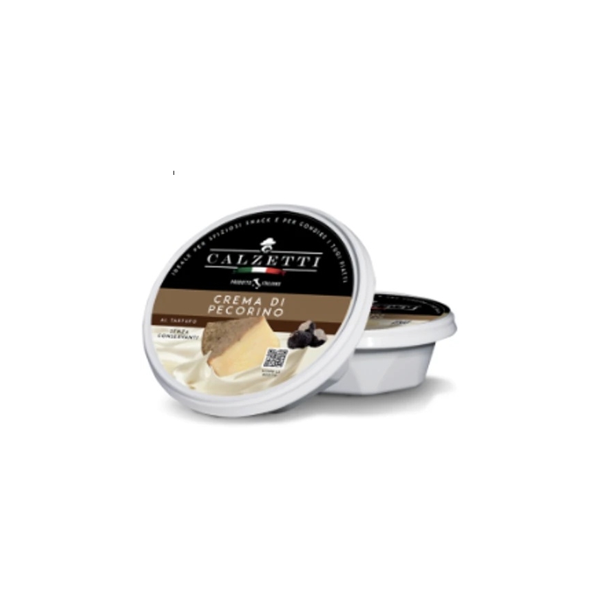 Calzetti Pecorino juustukreem mustade trühvlitega, 125 g