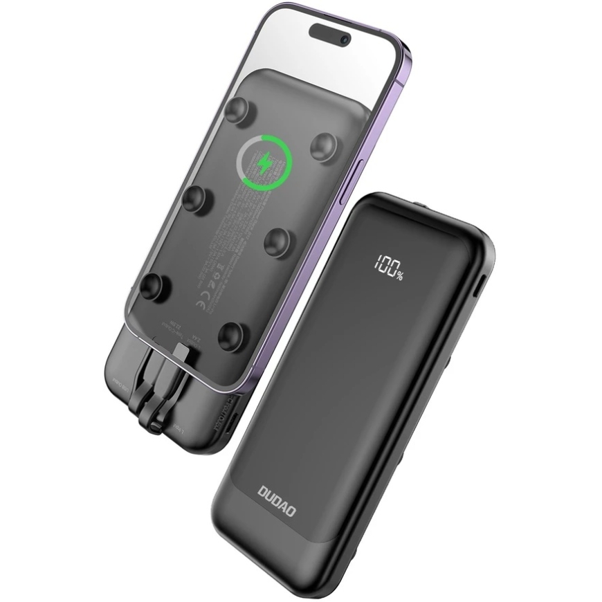Ulkoakku Power Bank Dudao K15 22.5W 10000mAh musta – 2