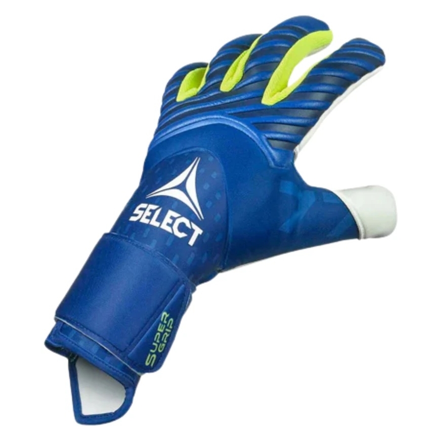 Vārtu sargi cimdi Select Super Grip 77 v26 zilā krāsā 500093 (8) – 2