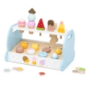 Viga Toys VIGA wooden blue ice cream cart