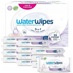 WATER WIPES Sensitive+ soothing wet wipes with lavender, 12 x 60 pcs.