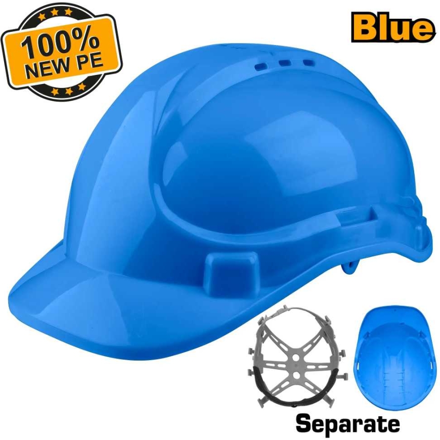 Ingco HSH207 apsauginis šalmas mėlynas – 2